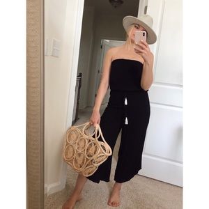 Strapless jumpsuit